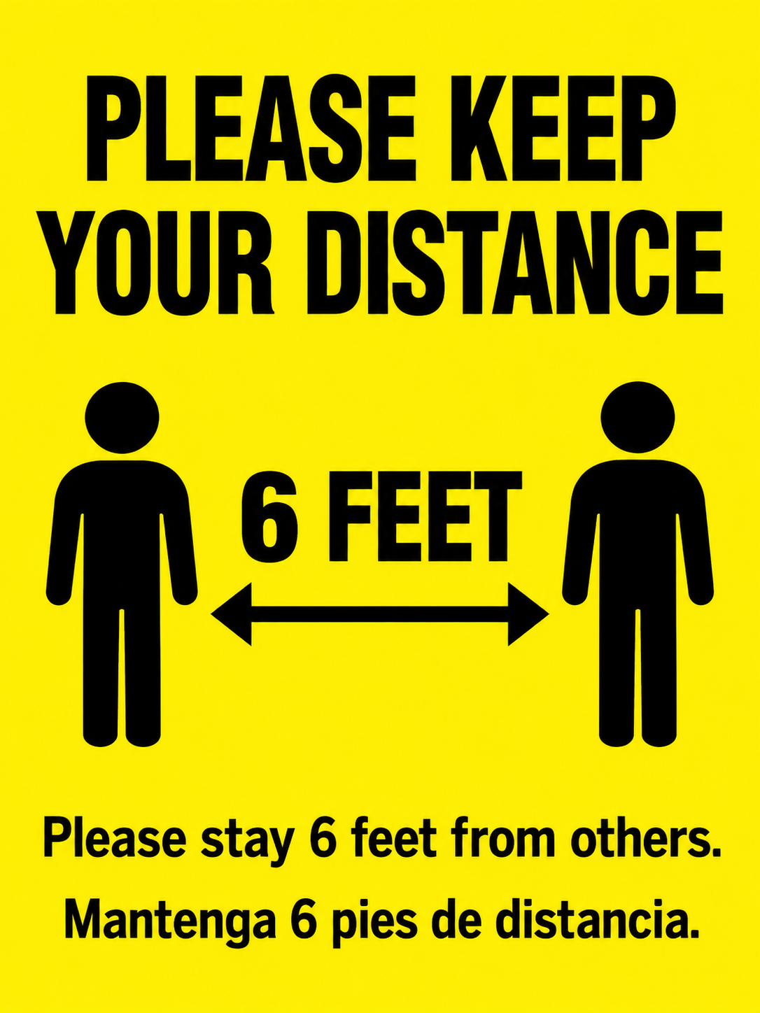 6-feet distancing